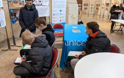 Participation des élèves des classes de 5ème de l’EREA Alain Fournier de Beaune au Festival des Solidarités 2021