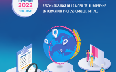 Webinaire Erasmus 10/11/2022 Reconnaissance de la mobilité en formation professionnelle initiale