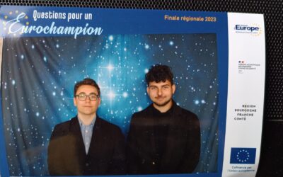 « Questions pour un Eurochampion », des étudiants du BTS SAM du lycée Janot de Sens ont participé à la finale