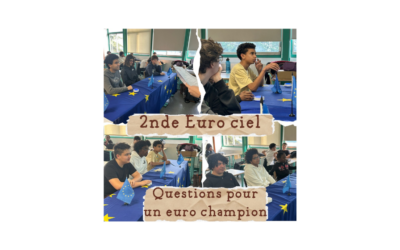 Un quiz pour mieux comprendre l’Europe en 2 CIEL euro au lycée professionnel Roland Carraz de Chenôve.
