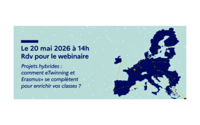 Visioconférence eTwinning sur « Projets hybrides eTwinning/Erasmus+ dans le 2nd degré » 